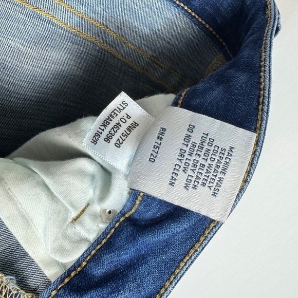 BKE Stella Mid Rise Slim Fit Straight Leg Buckle Jeans Women's Size 30x32 - Picture 8 of 15